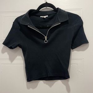 TOPSHOP CROPPED POLO
